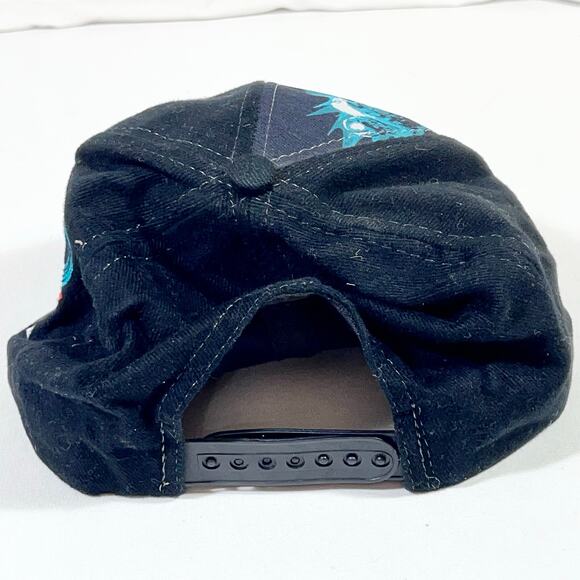 Vintage Miami Dolphins Dan Marino NFL Game Day Snapback Hat Cap Black 1990s - Picture 3 of 10